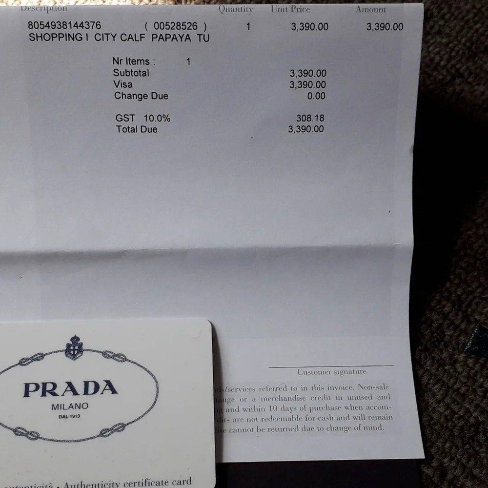 COPY - Authentic Prada double bag - Picture 8 of 16